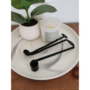 Matte Black Candle Set/Candle Suffer and Wick Trimmer